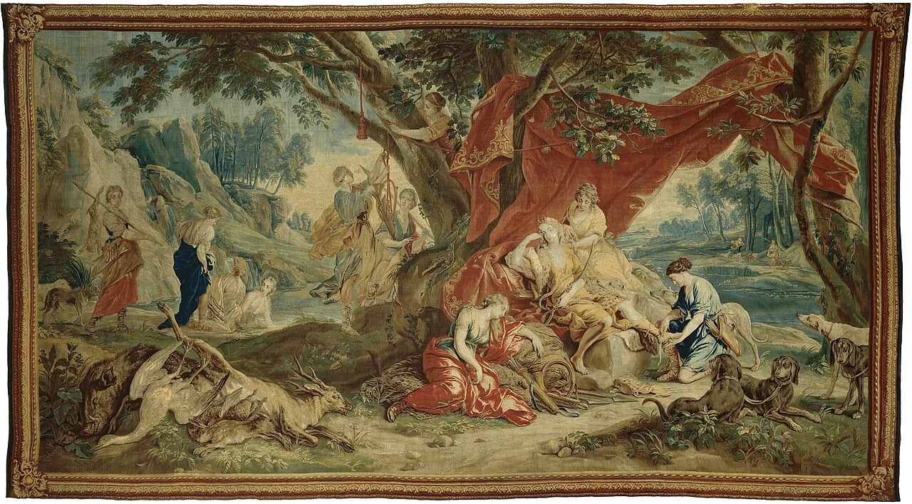 Diana a riposo, dal Trionfo degli dei - Rijksmuseum Amsterdam